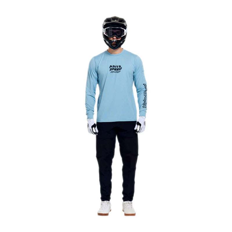 Troy Lee Designs Ruckus Ride LS Tee Waves-Killington Sports