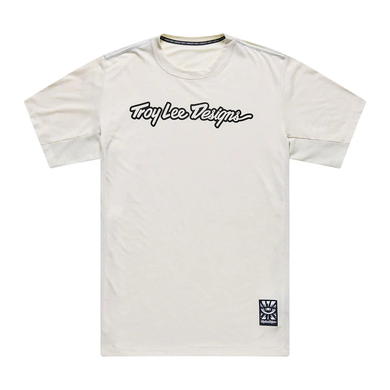 Troy Lee Designs Skyline Ride SS Tee Signature-Pumice-Killington Sports
