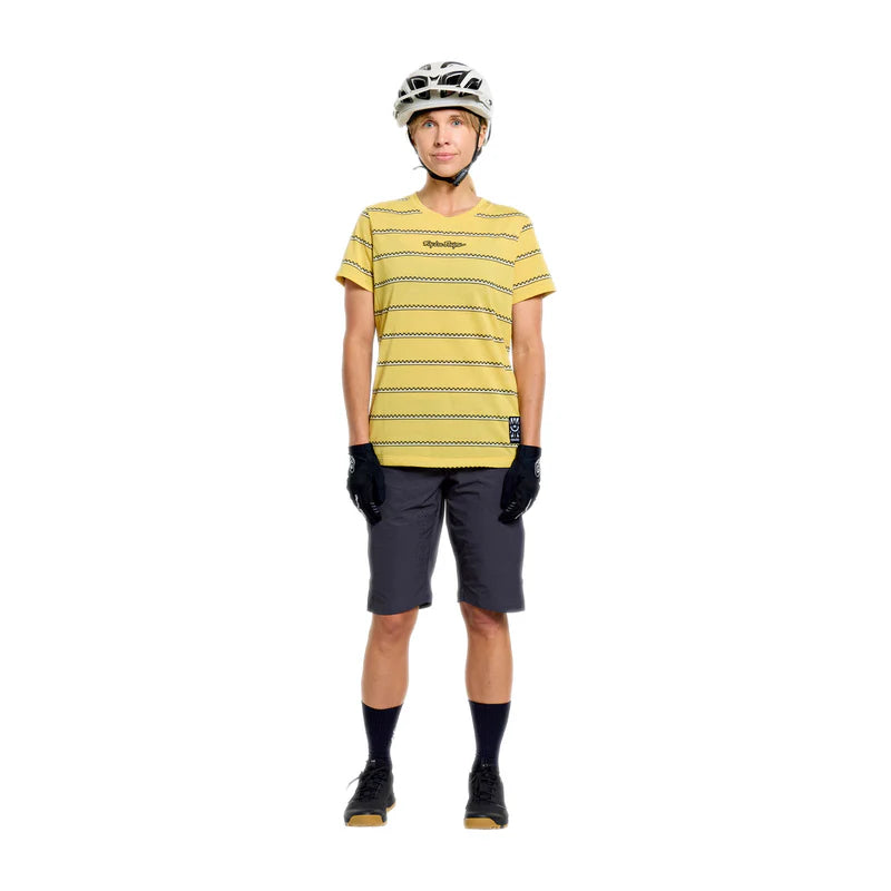 Troy Lee Designs Women's Lilium Ride SS Tee Checked Out-Killington Sports