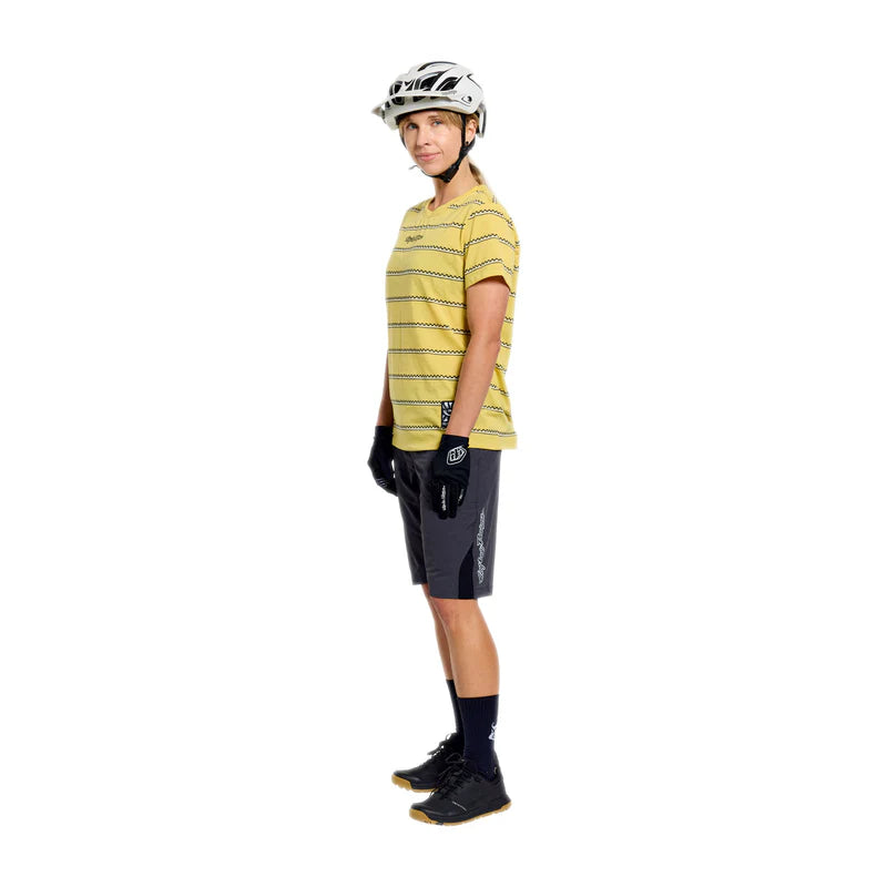 Troy Lee Designs Women's Lilium Ride SS Tee Checked Out-Killington Sports