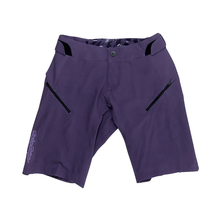 Troy Lee Designs Women's Lilium Short Shell Solid-Deep Purple-Killington Sports