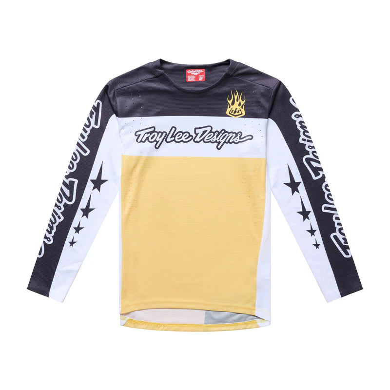 Troy Lee Designs Youth Sprint Pro LS Jersey Yo Moto-Butter-Killington Sports
