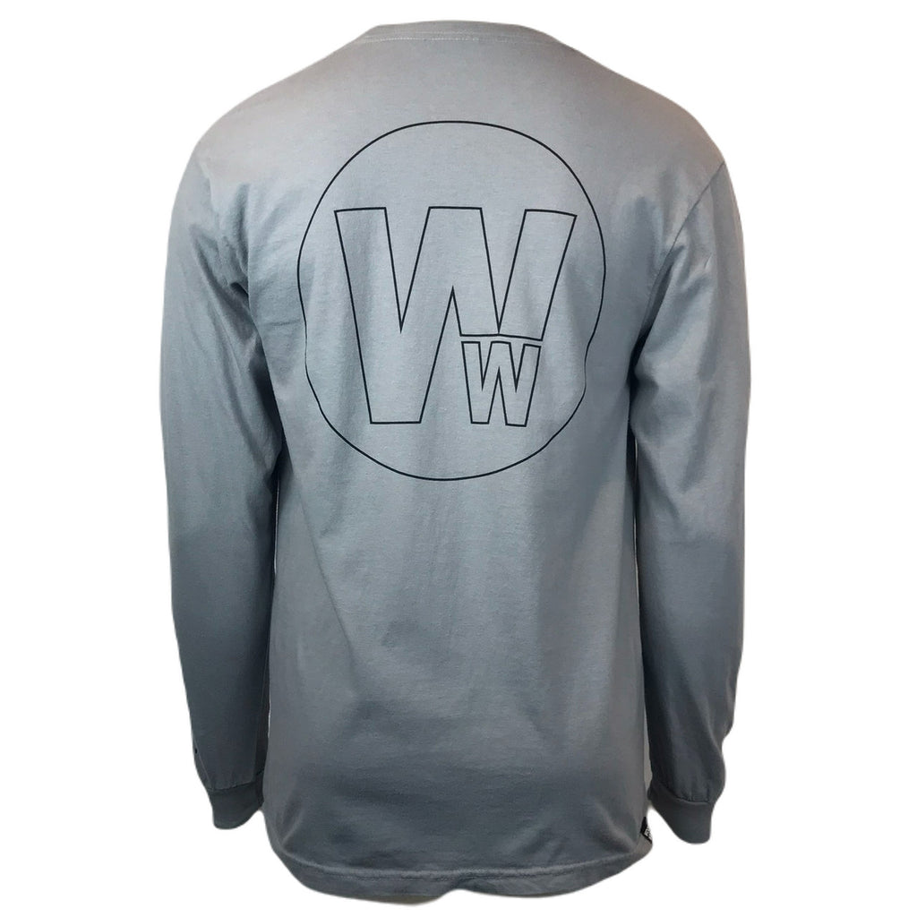 Woodward Killington Garment Dyed Pocket Long Sleeve TShirt-Granite-Killington Sports