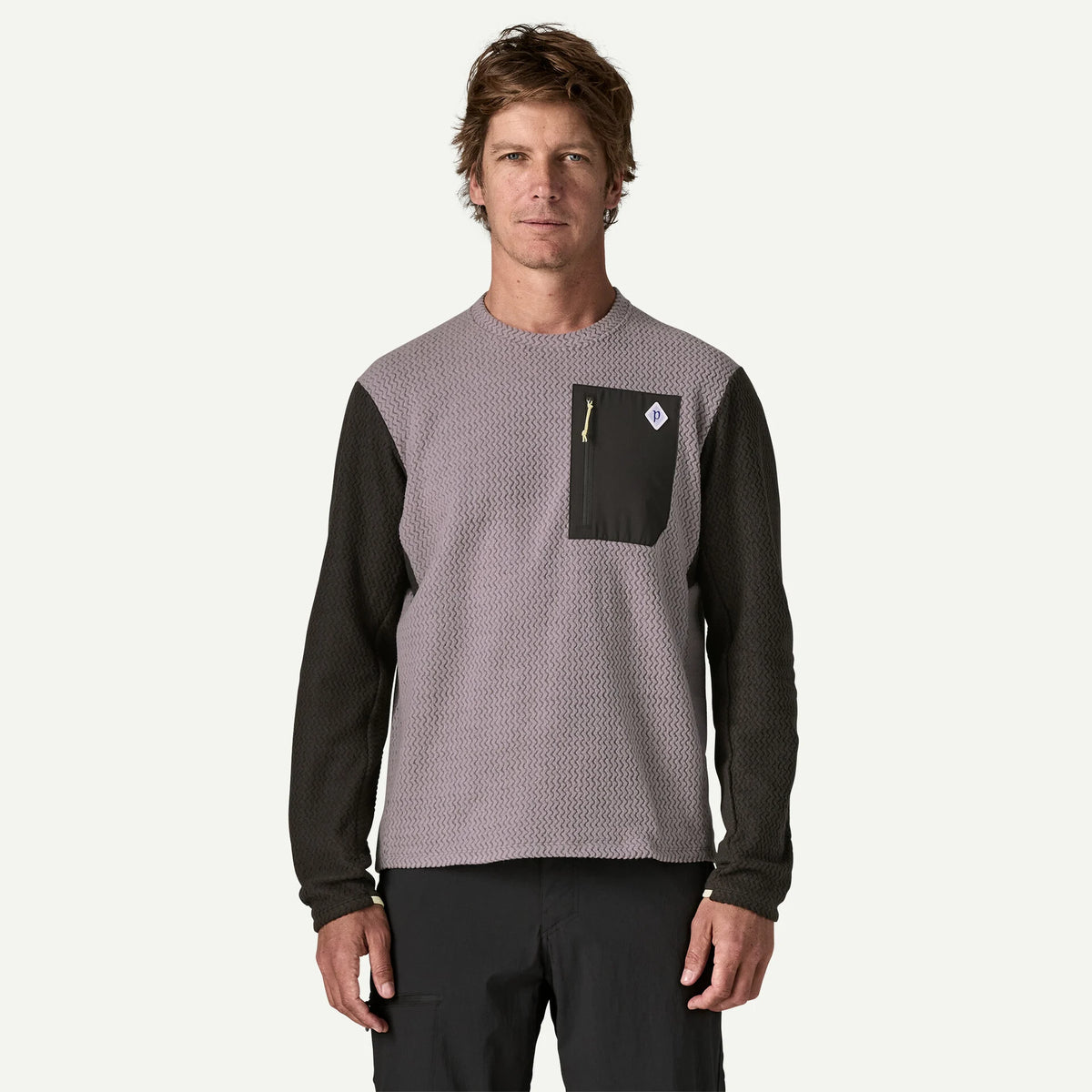 Patagonia Men's R1® Air Fleece Crewneck-May Grey-Killington Sports