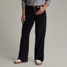 Kuhl Women's Lydia Cord Wide Leg Pant-Black-Killington Sports