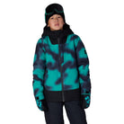 686 Boys' Gateway™Insulated Jacket-Deep Green Dark Skies Colorblock-Killington Sports