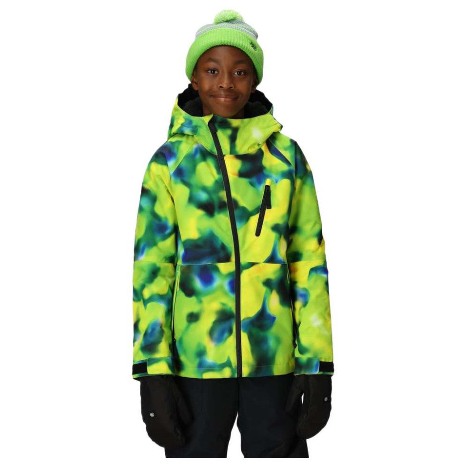 686 Boys' Hydra Insulated Jacket-Borealis Green Solar-Killington Sports