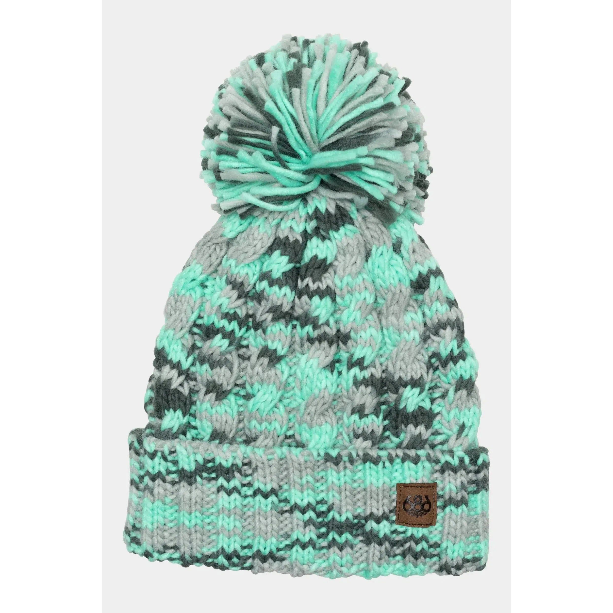 686 Women's Chunky Rib Cuffed Beanie-Spearmint-Killington Sports