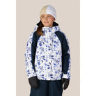 686 Girls' Hologram™ Insulated Jacket-Blue Porcelain Colorblock-Killington Sports