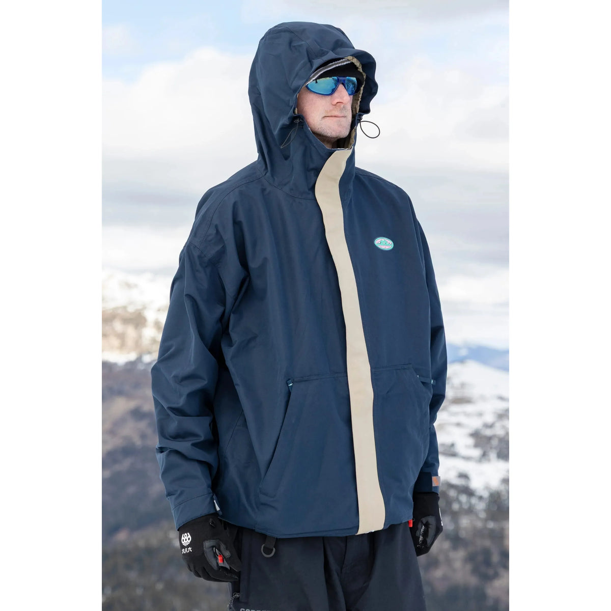 686 Men's 1994 Liberty Jacket-Navy Colorblock-Killington Sports