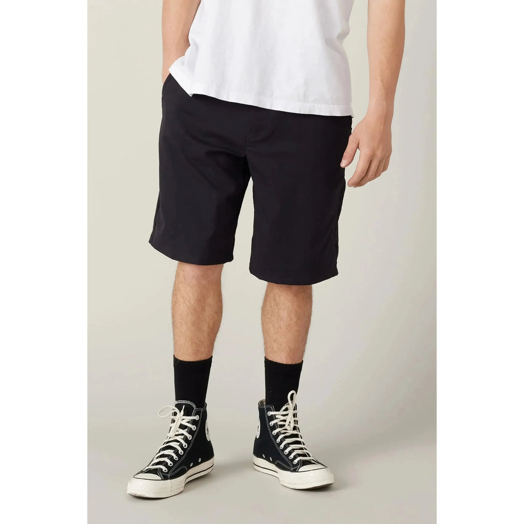 686 Men's Everywhere Hybrid Short - Relaxed Fit-Black-Killington Sports