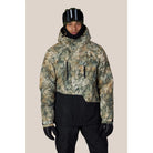 686 Men's Geo™ Insulated Jacket-Khaki Grunge Colorblock-Killington Sports