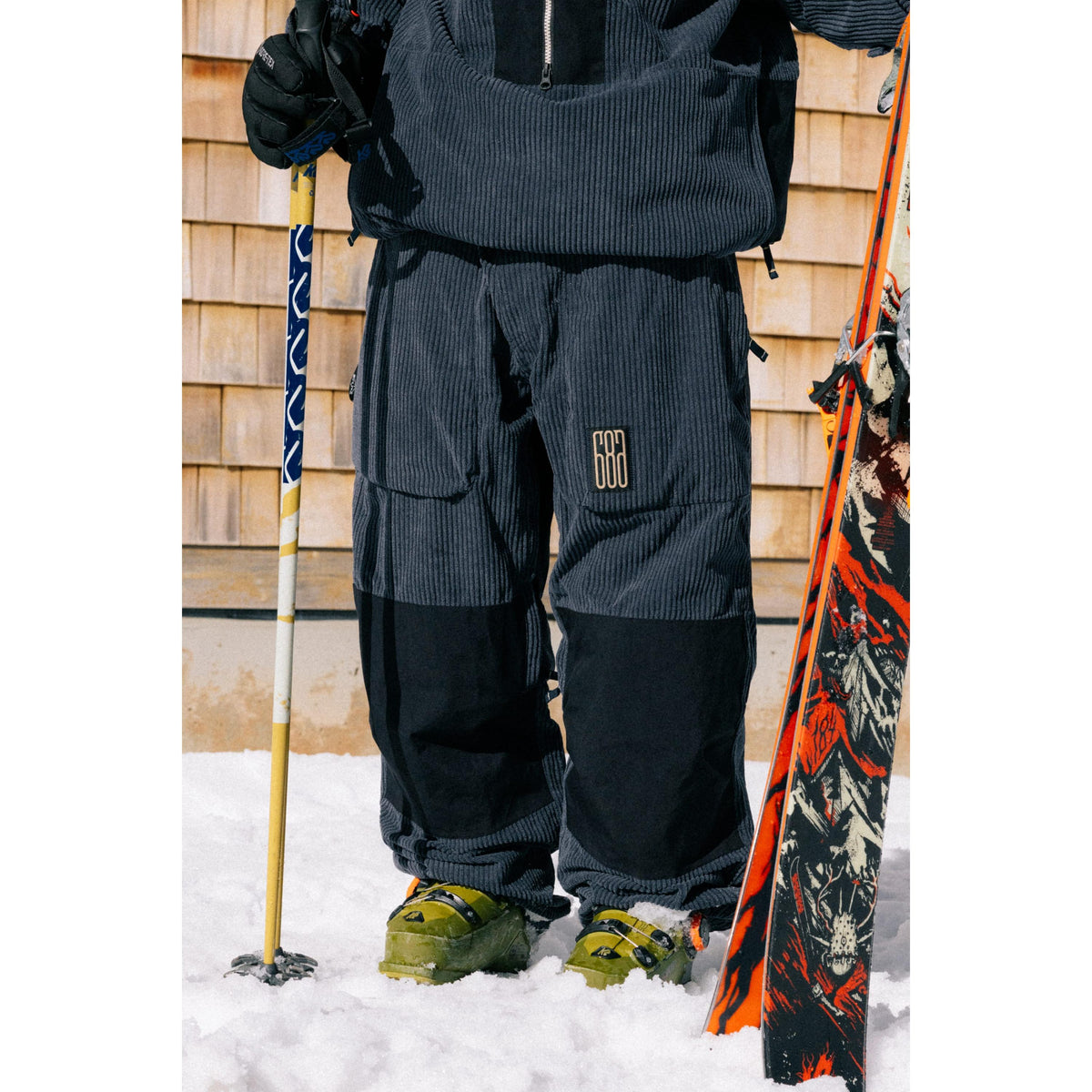686 Men's Ghost™ 2.5L Pant-Navy Wide Wale Corduroy-Killington Sports