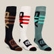 686 Men's Swiss Socks (3 Pack)-Assorted-Killington Sports
