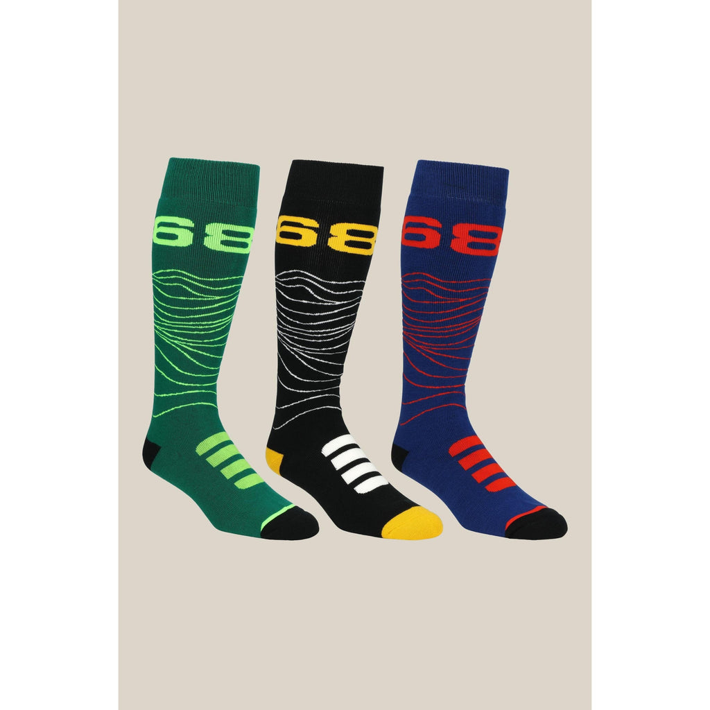 686 Men's Topo Socks- 3 Pack-Killington Sports