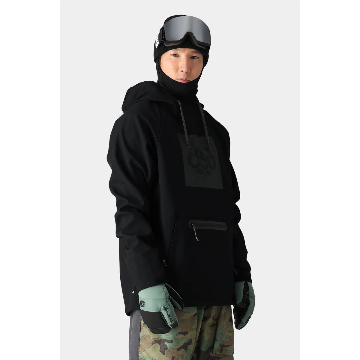 686 Men's Waterproof Hoody-Black-Killington Sports