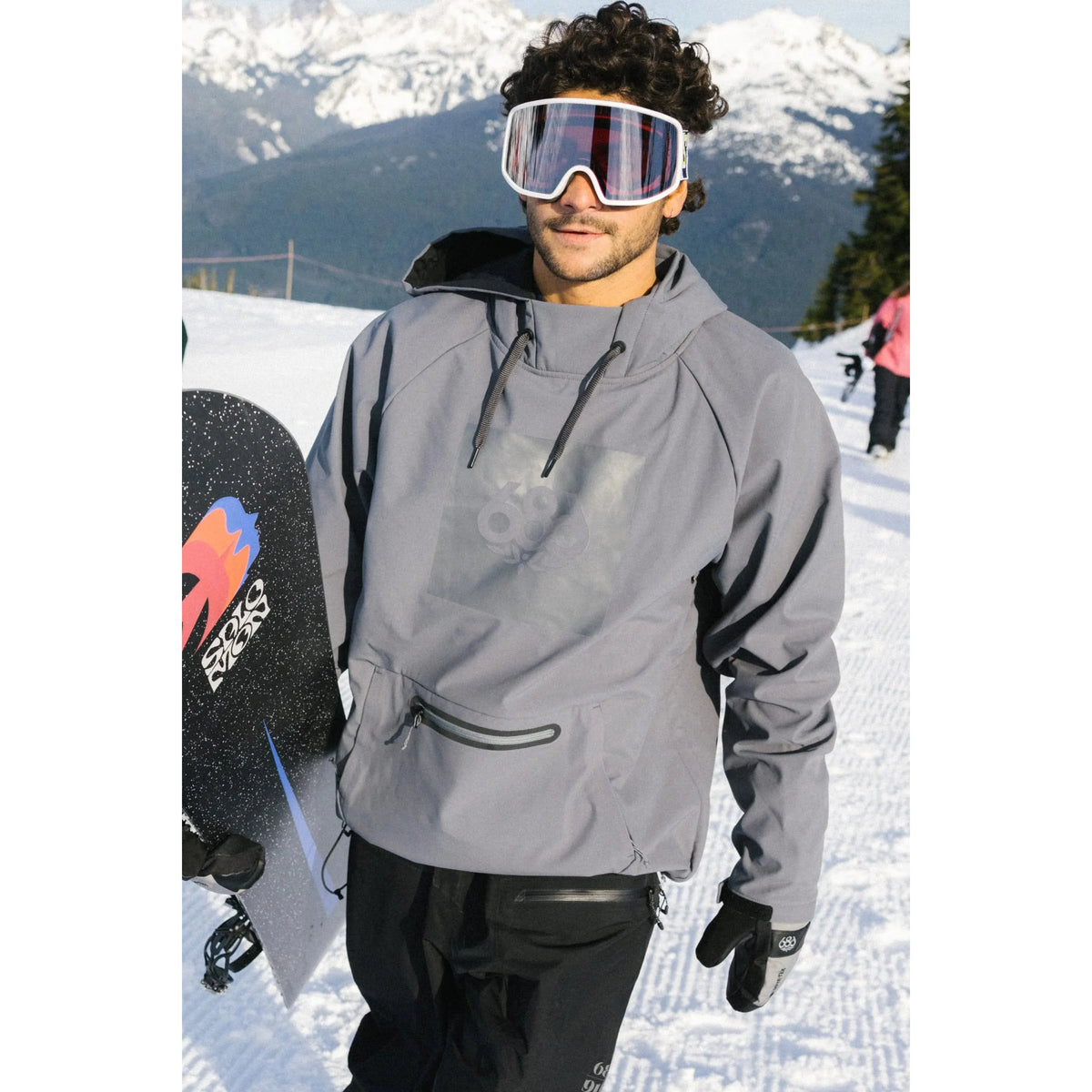 686 Men's Waterproof Hoody-Rhino Grey-Killington Sports
