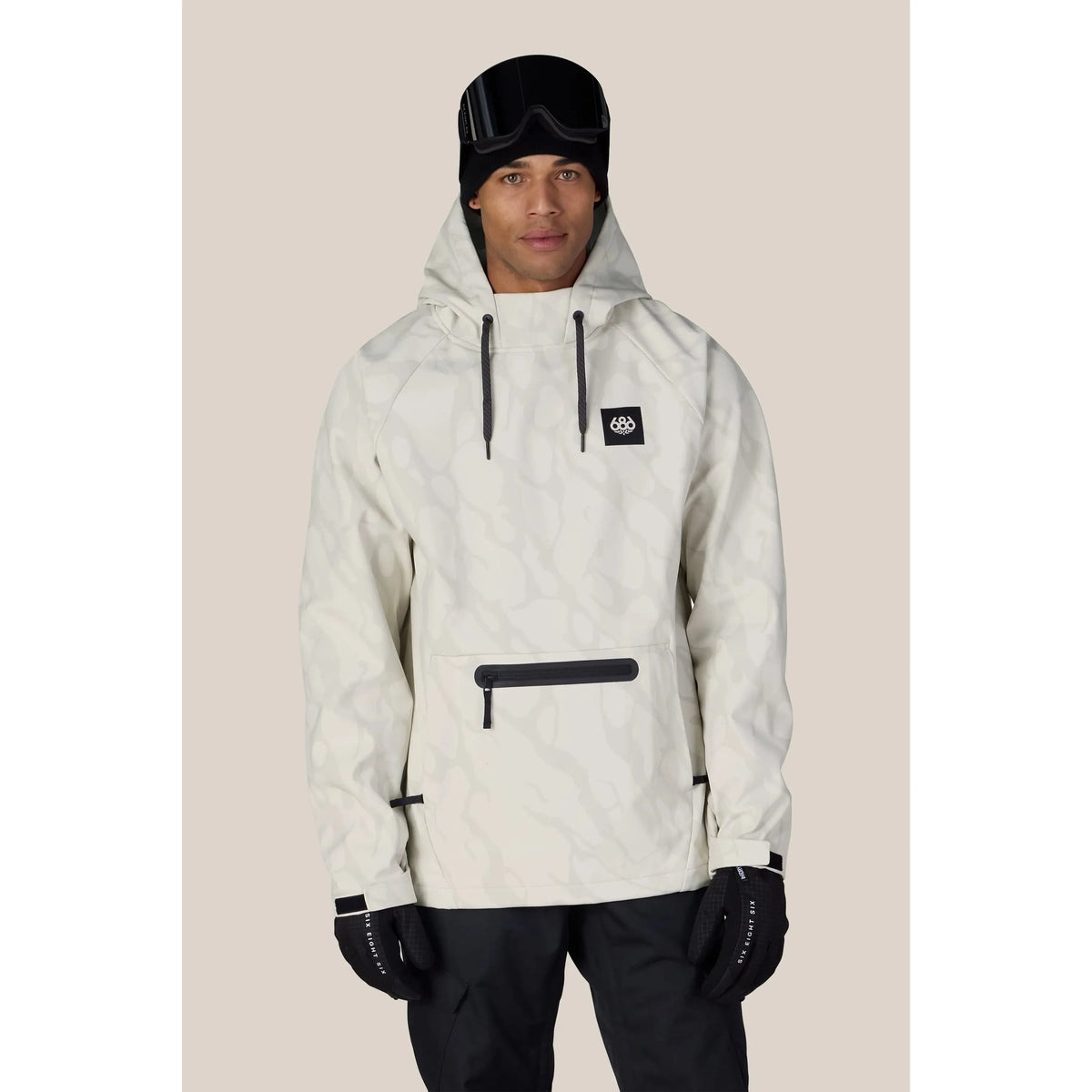 686 Men's Waterproof Hyperchromic Hoody-Limestone Fracture-Killington Sports