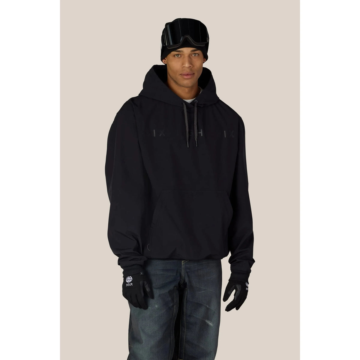 686 Men's Waterproof Team Hoody-Black-Killington Sports