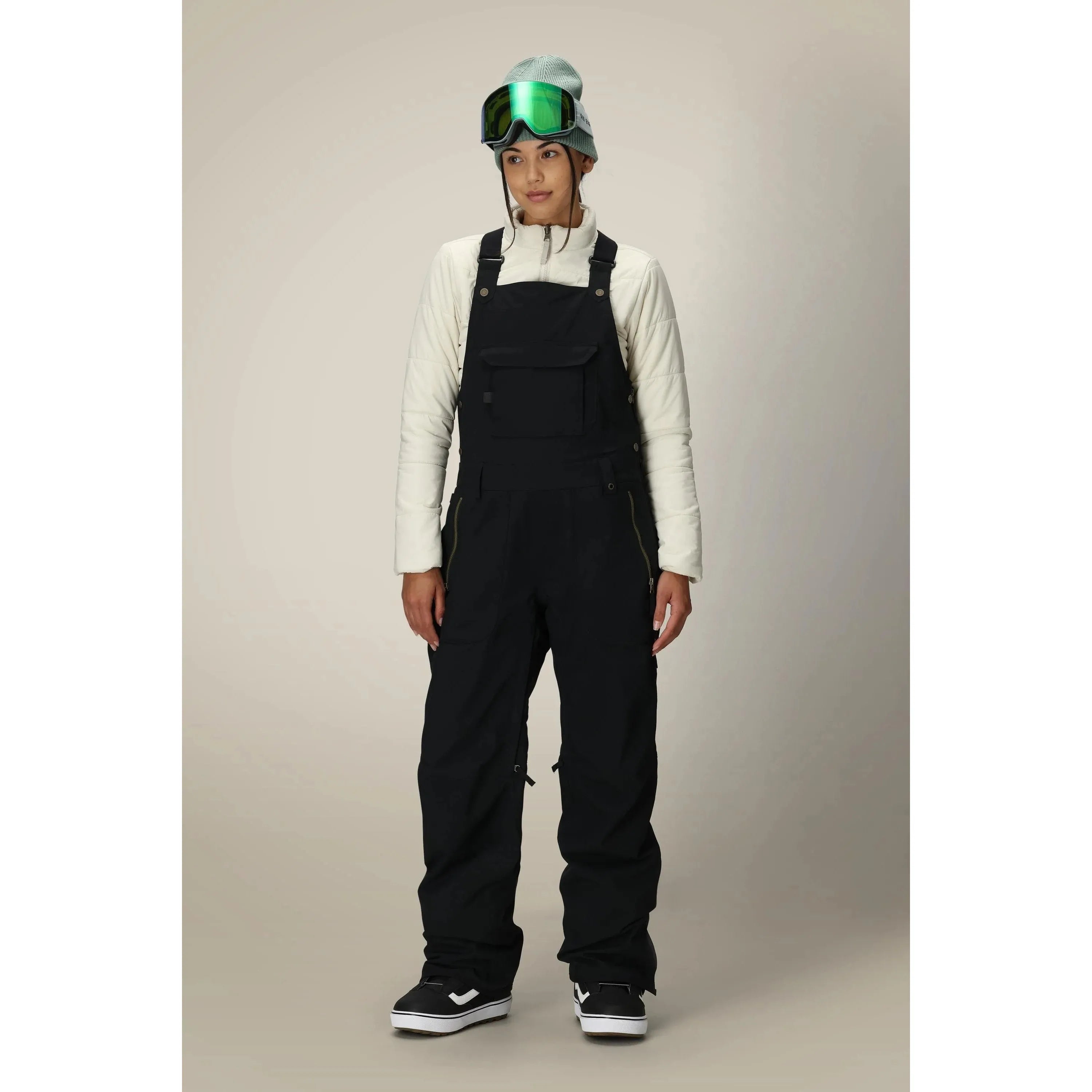 686 Women's Black Magic Insulated Bib-Black-Killington Sports