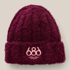 686 Women's Fuzzy Beanie-Black Plum-Killington Sports