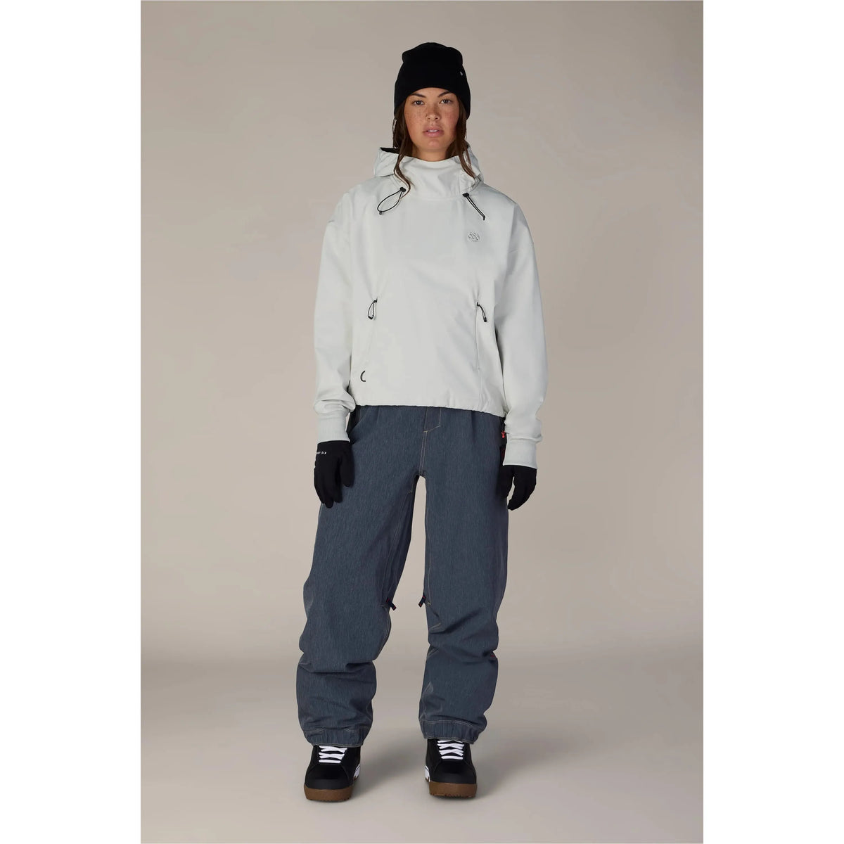 686 Women's Waterproof Team Crop Hoody-Killington Sports