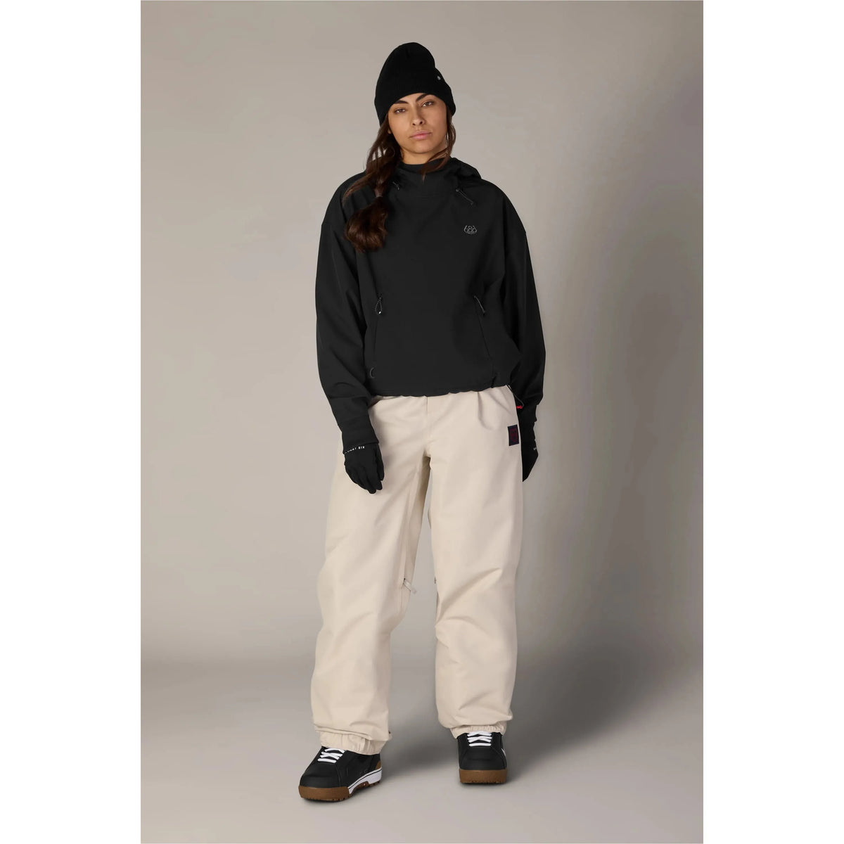 686 Women's Waterproof Team Crop Hoody-Killington Sports