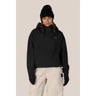 686 Women's Waterproof Team Crop Hoody-Black-Killington Sports