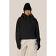 686 Women's Waterproof Team Crop Hoody-Black-Killington Sports