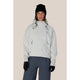 686 Women's Waterproof Team Crop Hoody-Limestone-Killington Sports