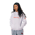 686 Women's x Hello Kitty Bonded Fleece Pullover Hoody-Hello Kitty White Red-Killington Sports