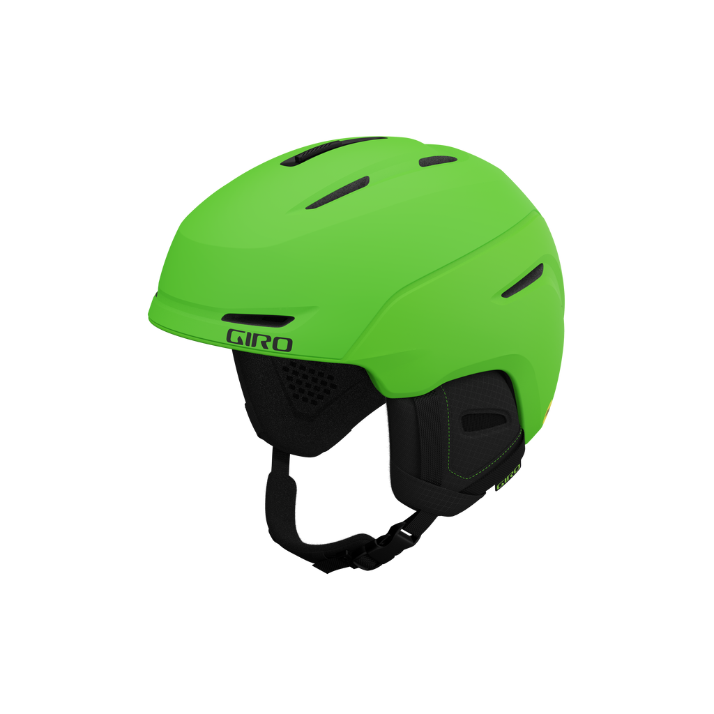 Giro Jr Neo MIPS Helmet 2022-Matte Bright Green-Killington Sports