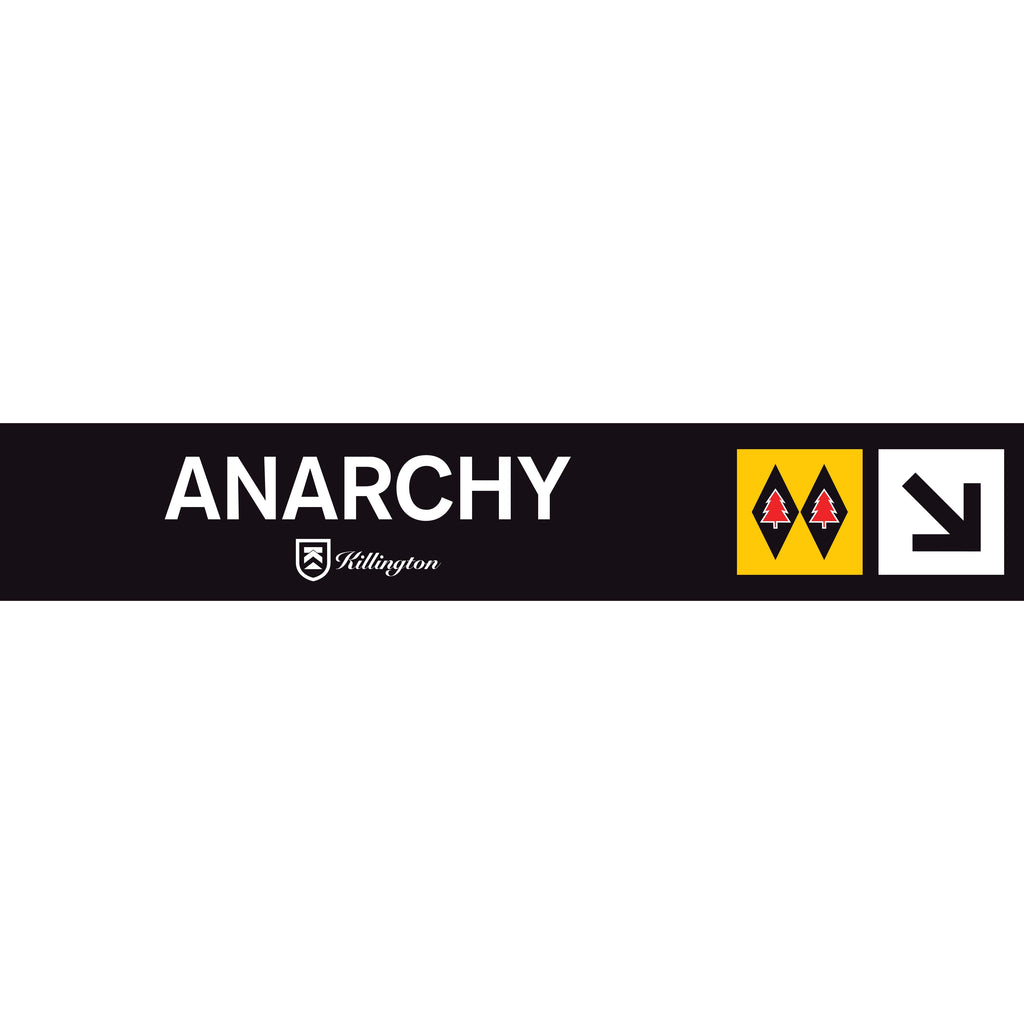 Anarchy Trail Sign-Killington Sports