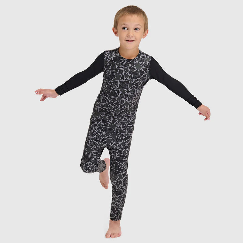BlackStrap Kids' Little Pine Base Layer Crewneck-Star Smoldered-Killington Sports