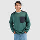 BlackStrap Men's Spectrum Fleece Pullover Crew-Obsidian-Killington Sports
