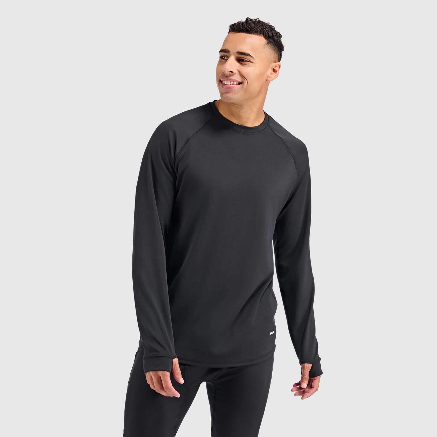 BlackStrap Men's Summit Base Layer Crewneck-Black-Killington Sports