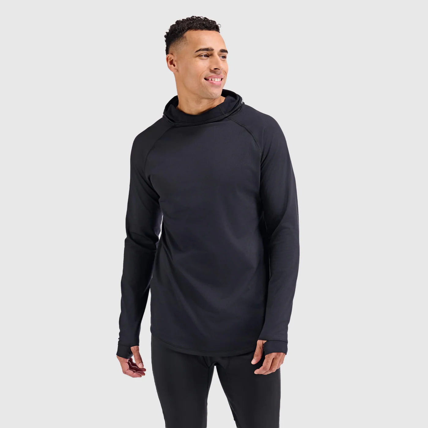 BlackStrap Men's Summit Base Layer Hoodie-Black-Killington Sports