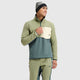 BlackStrap Men's Tribrid Grid Fleece Pullover Jacket 1/2 Zip-Sagebrush-Killington Sports