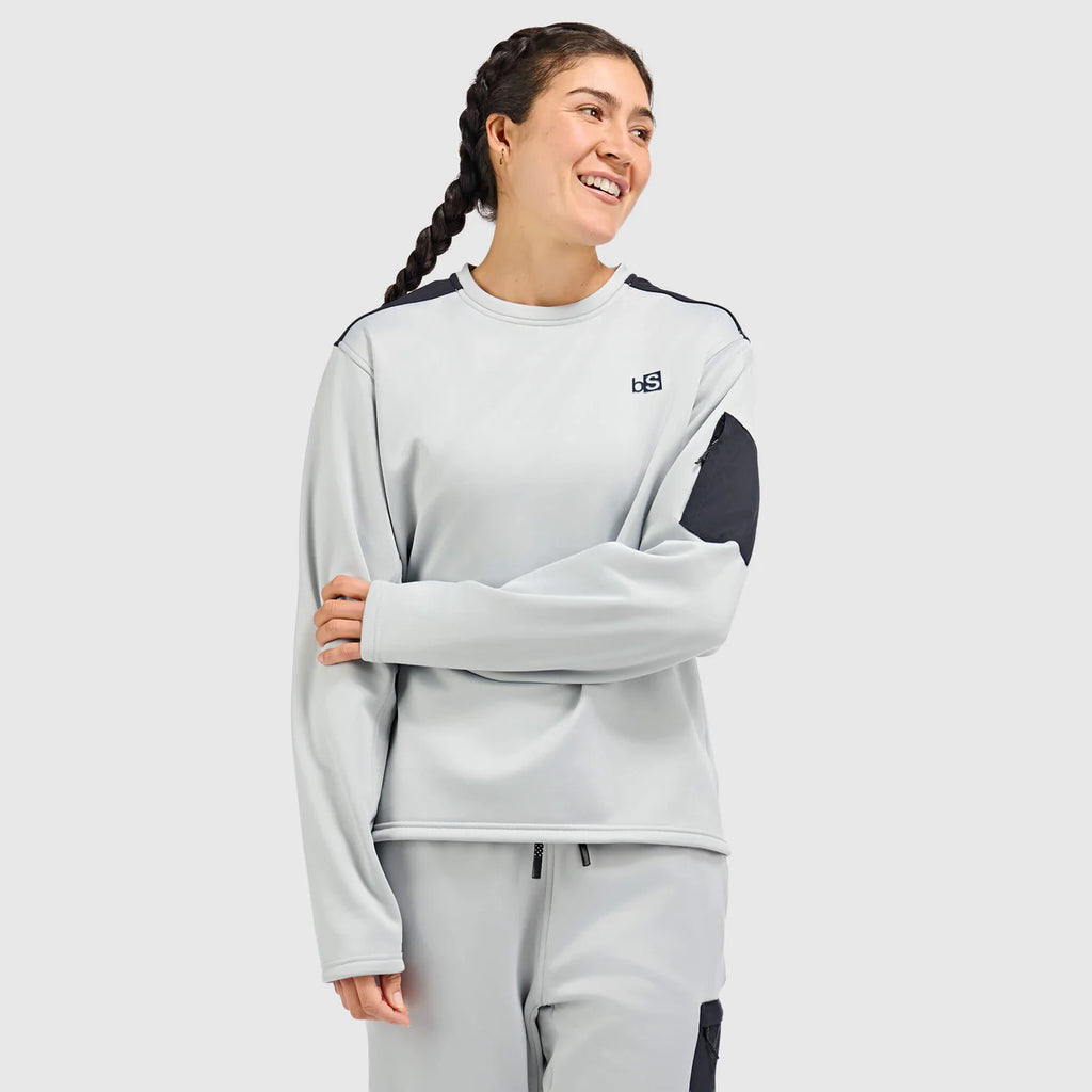 BlackStrap Women's Spectrum Fleece Pullover Crew-Ash-Killington Sports