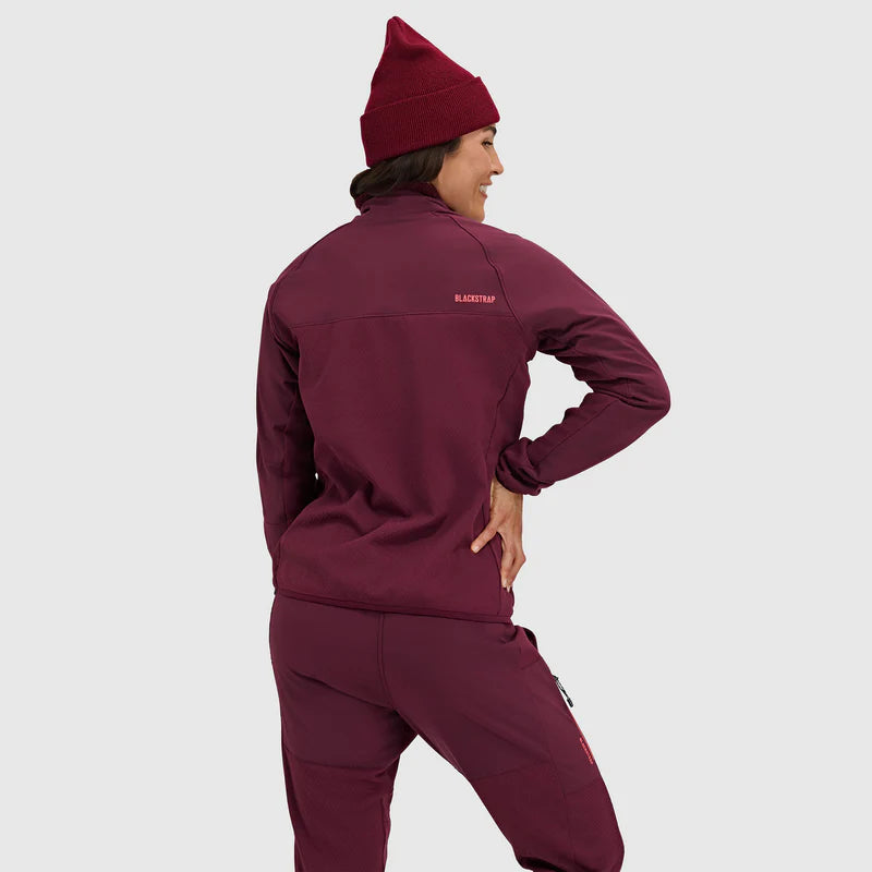 BlackStrap Women's Tribrid Grid Fleece Pullover Jacket 1/2 Zip-Killington Sports