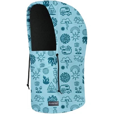 Blackstrap Camber Hood Adjustable Balaclava-Artist Exclusive/Hannah Eddy-Respect Teal-Killington Sports