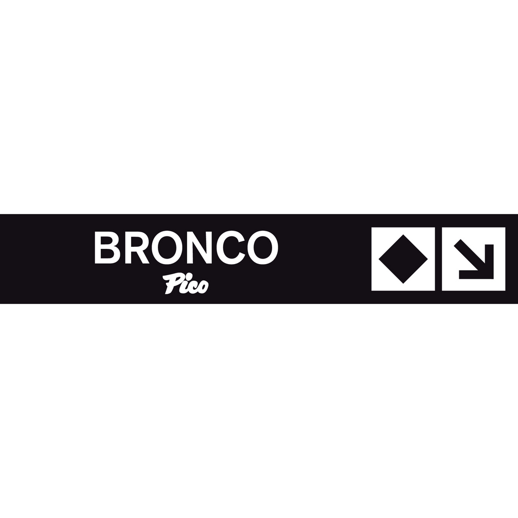 Bronco Trail Sign-Killington Sports