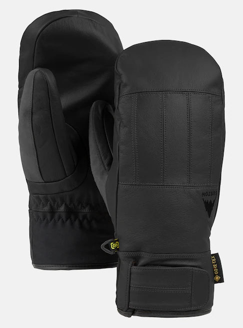 Burton Men's Gondy GORE-TEX Leather Mittens-True Black-Killington Sports