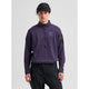 Burton Men's Helium Grid Fleece Half Zip-Nightshade Purple-Killington Sports