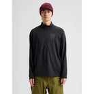 Burton Men's Helium Grid Fleece Half Zip-True Black-Killington Sports