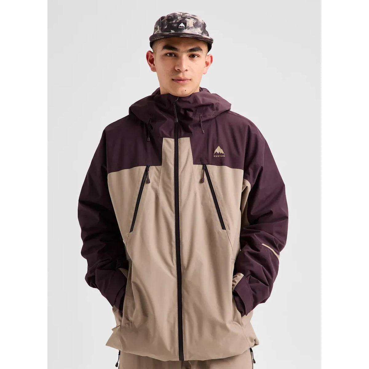 Burton Men's Reserve 2L 3-In-1 Jacket-Bear Hug Brown/Summit Taupe-Killington Sports
