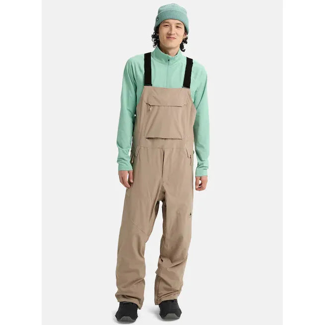 Burton Men's Reserve 2L Bibs-Summit Taupe-Killington Sports