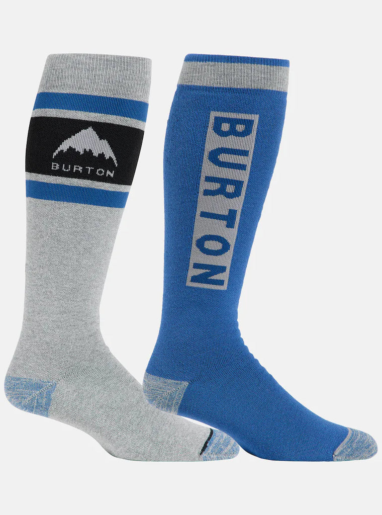 Burton Men's Weekend Midweight Socks (2 Pack)-Gray Cloud-Killington Sports