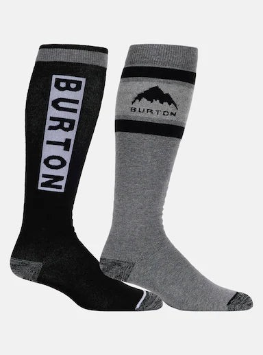 Burton Men's Weekend Midweight Socks (2 Pack)-True Black-Killington Sports