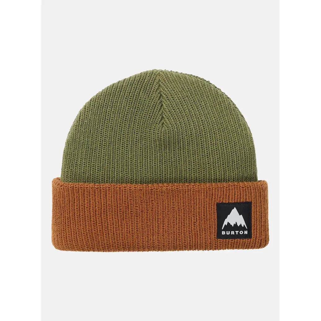 Burton Recycled VT Beanie-Forest Moss/Chestnut-Killington Sports